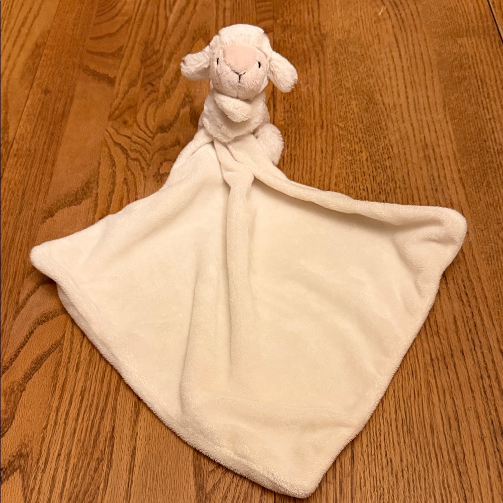 Jellycat Bashful Lamb Soother Security Blanket